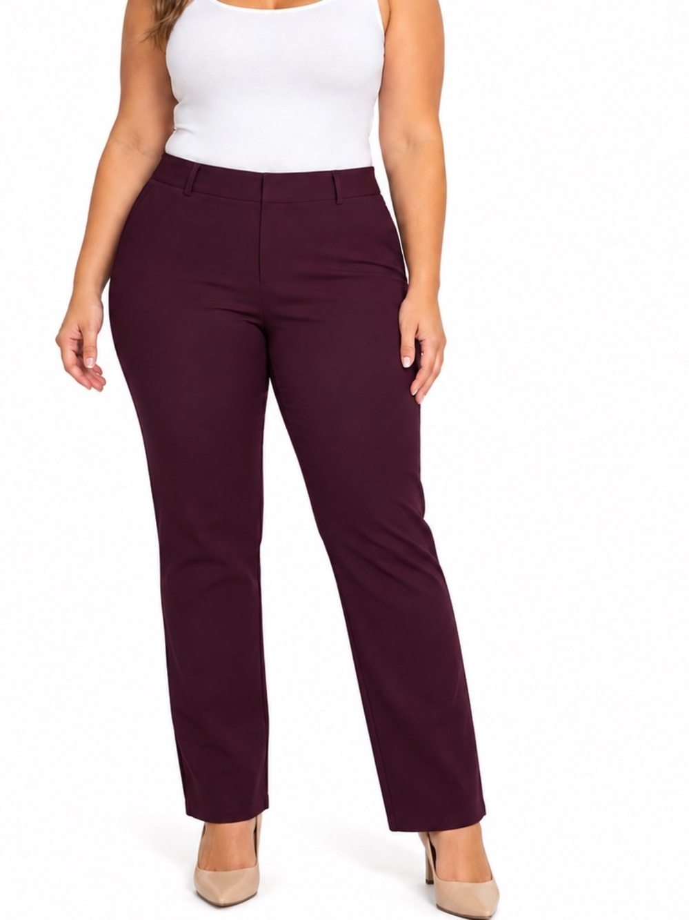 Quince ultra stretch ponte straight leg pants size XL tall